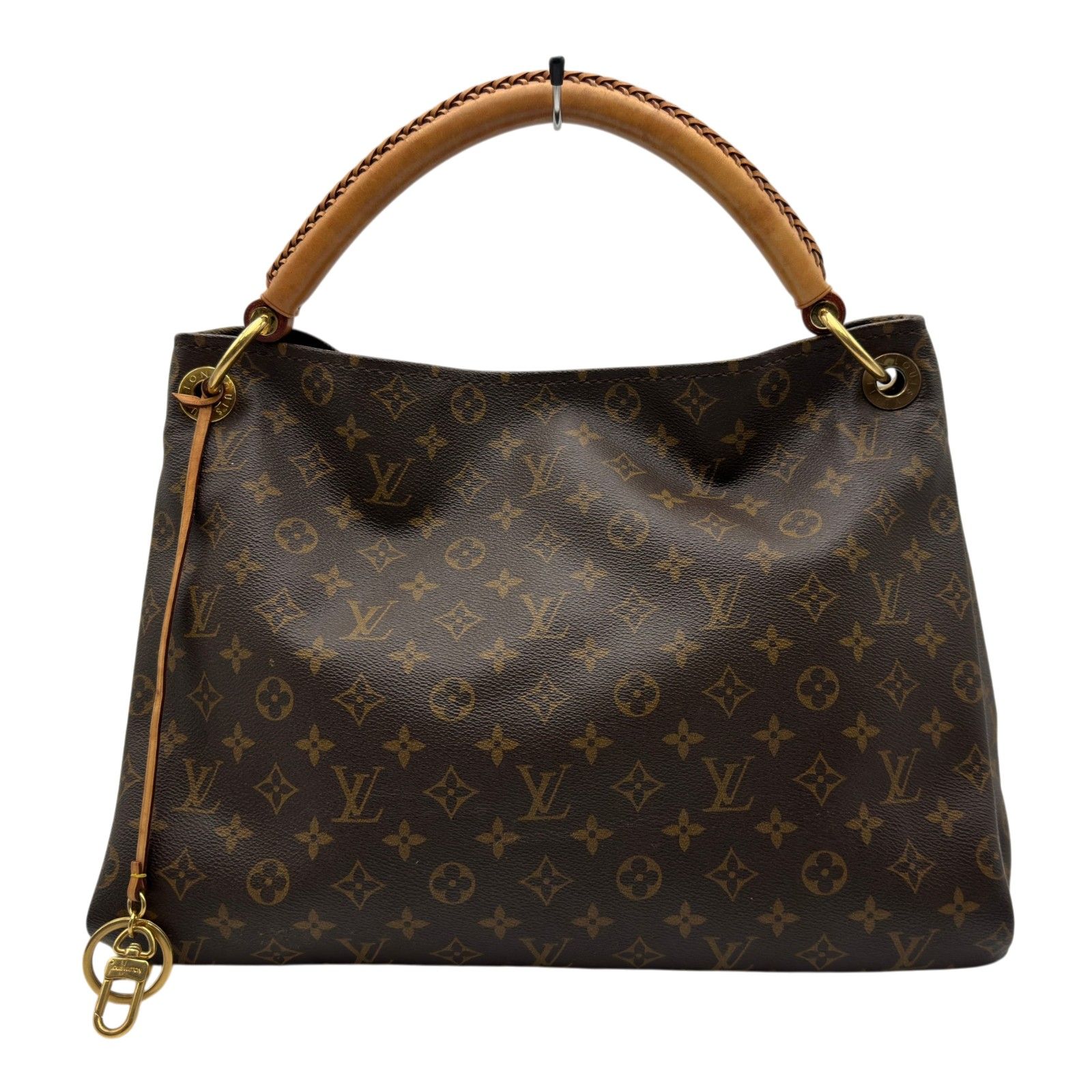 ルイ・ヴィトン LOUIS VUITTON アーツィーMM M40249 ブラウン モノグラム/レザー レディース ショルダーバッグ