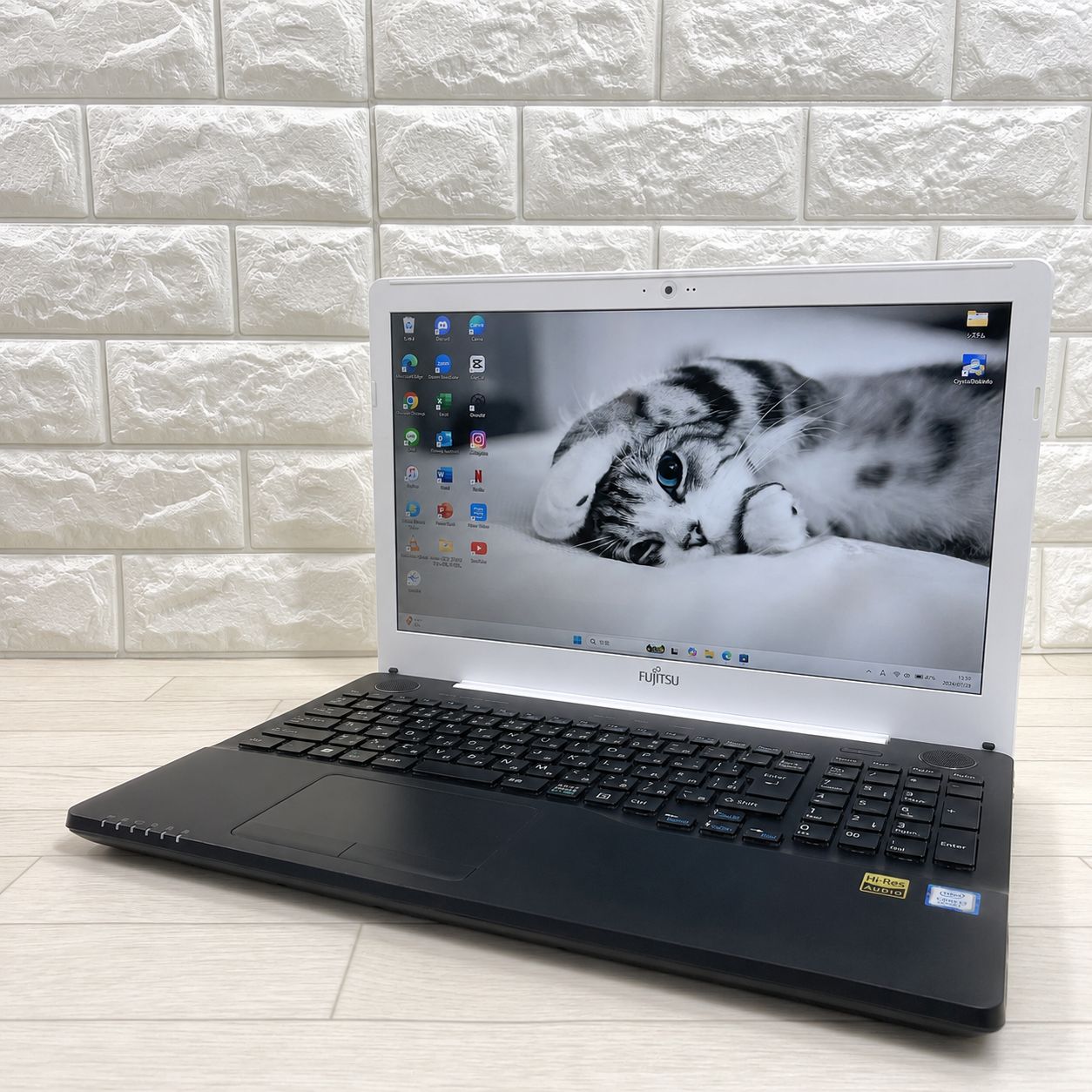 格安構成 富士通 LIFEBOOK 第7世代 corei7 SSD256GB メモリ8GB