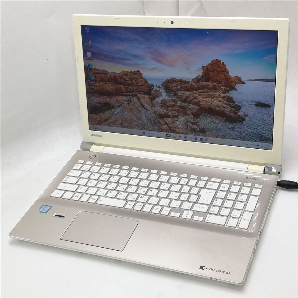 激安中古美品東芝T75/TG i7-5 8G256G高速SSDWin11WiFi 高性能 Wi-Fi有 金色 中古ノートパソコン 東芝 T75/CG Core i7 7500U