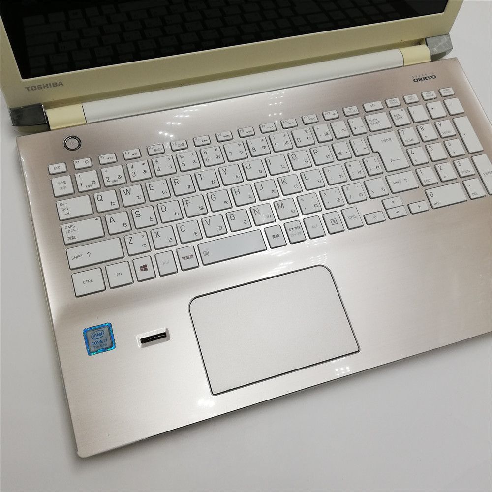 高性能 Wi-Fi有 金色 中古ノートパソコン 東芝 T75/CG Core i7 7500U