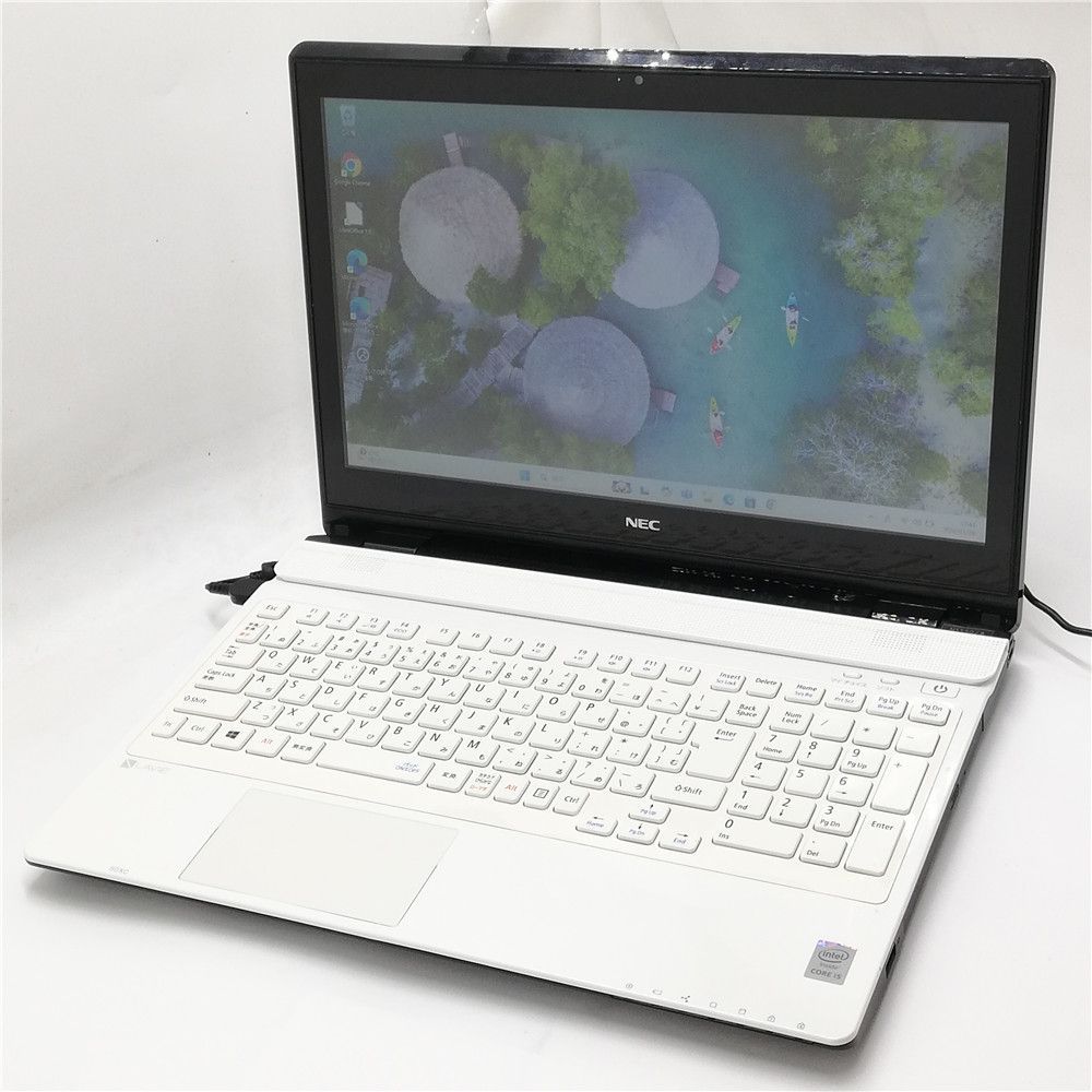 激安 Wi-Fi有 タッチパネル 中古ノートパソコン NEC NS550BAW 白色