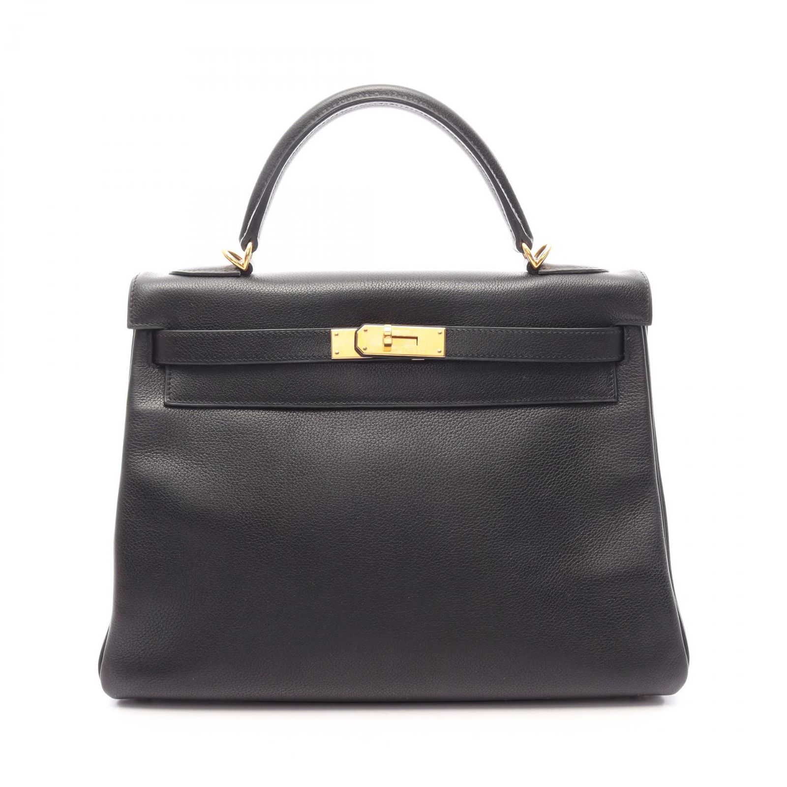 エルメス HERMES ハンドバッグ ケリー32 内縫い 2WAY ブラック レザー ケリー32 ブラック レディース Used A 735,280円