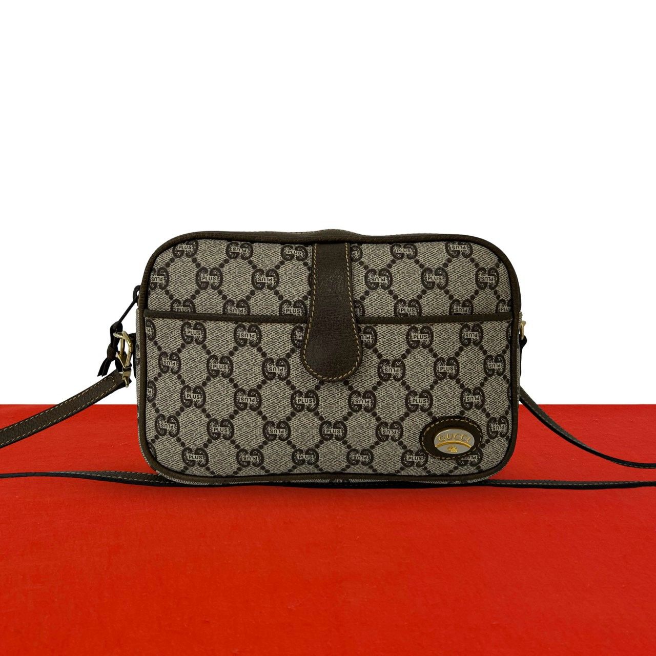 極 美品 希少品 GUCCI グッチ オールドグッチ ヴィンテージ GG 柄 ロゴ
