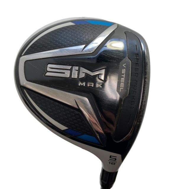 【中古】 テーラーメイド SIM MAX 5W フェアウェイウッド FW Tour AD XC-6 (フレックスS) メンズ 男性用 右利き 右用 Cランク ゴルフクラブ 15,935円