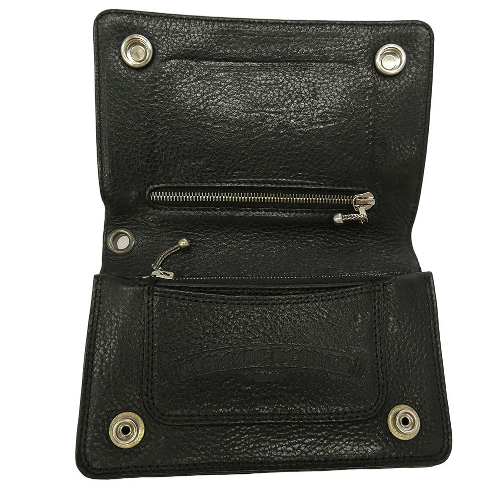 CHROME HEARTS クロムハーツ（原本無） 2ZIP WALLET 2ジップ クロス