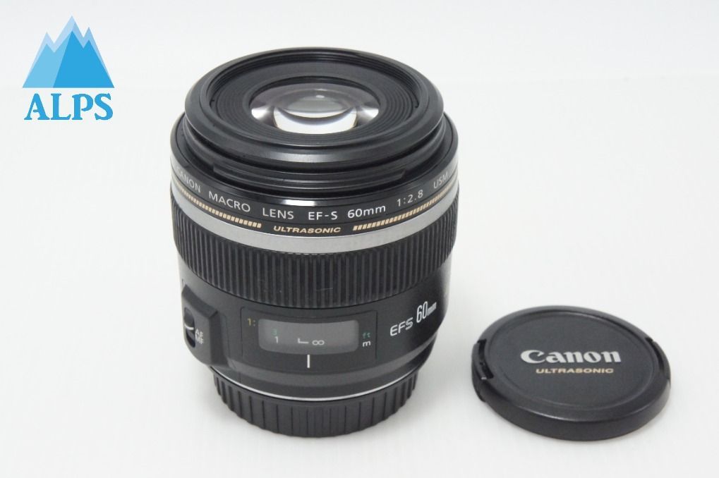 良品 Canon キヤノン EF-S 60mm F2.8 MACRO USM APS-C 単焦点レンズ 260721g