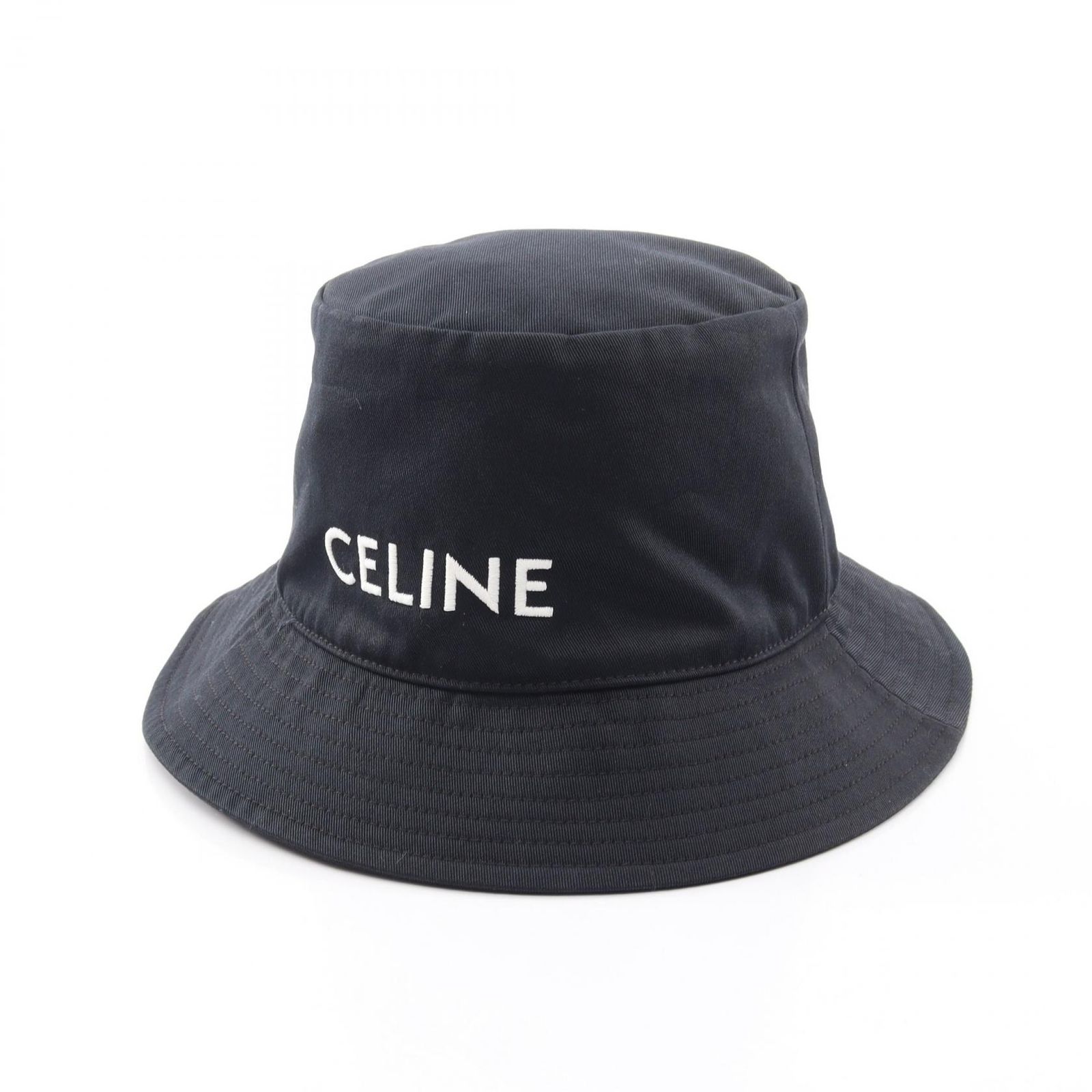 セリーヌ CELINE ハット ロゴ刺繍 バケット その他 ハット ユニセックス Used A