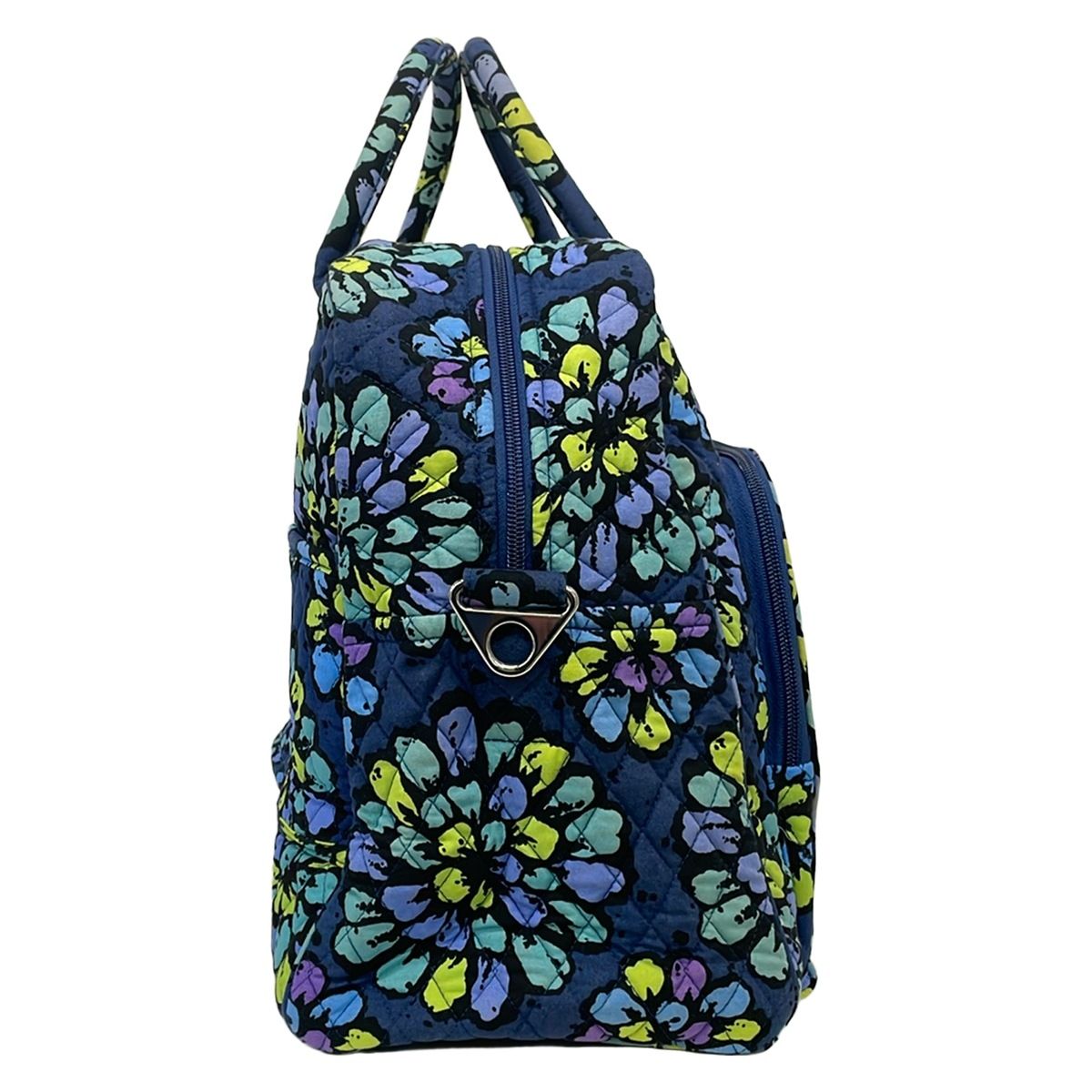 Vera Bradley(ベラブラッドリー) ボストンバッグ - ネイビー×ライト