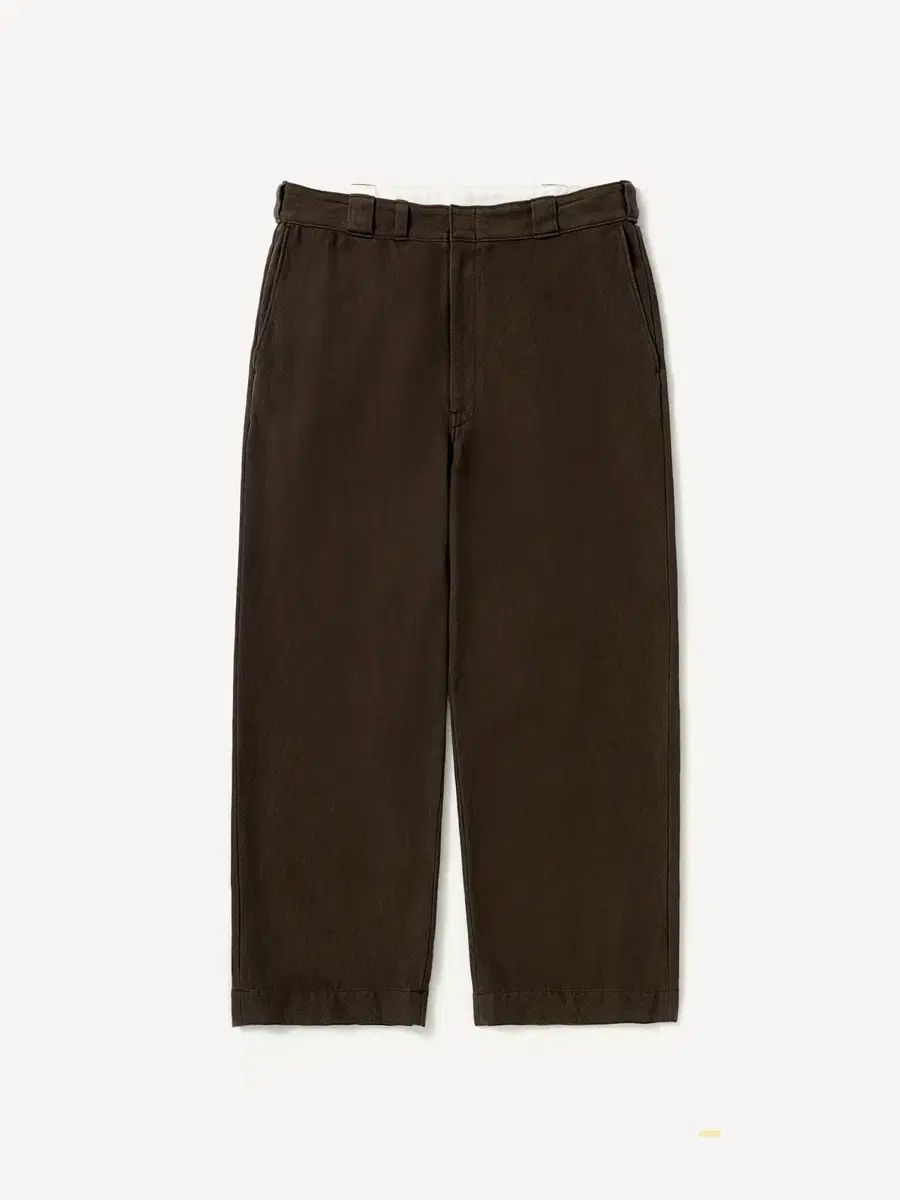 1 アプレッセ ヴィンテージ シルク コットン ウォーク パンツ ブラウン