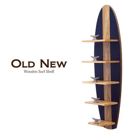 【Old New】ウッデン サーフ シェルフ5