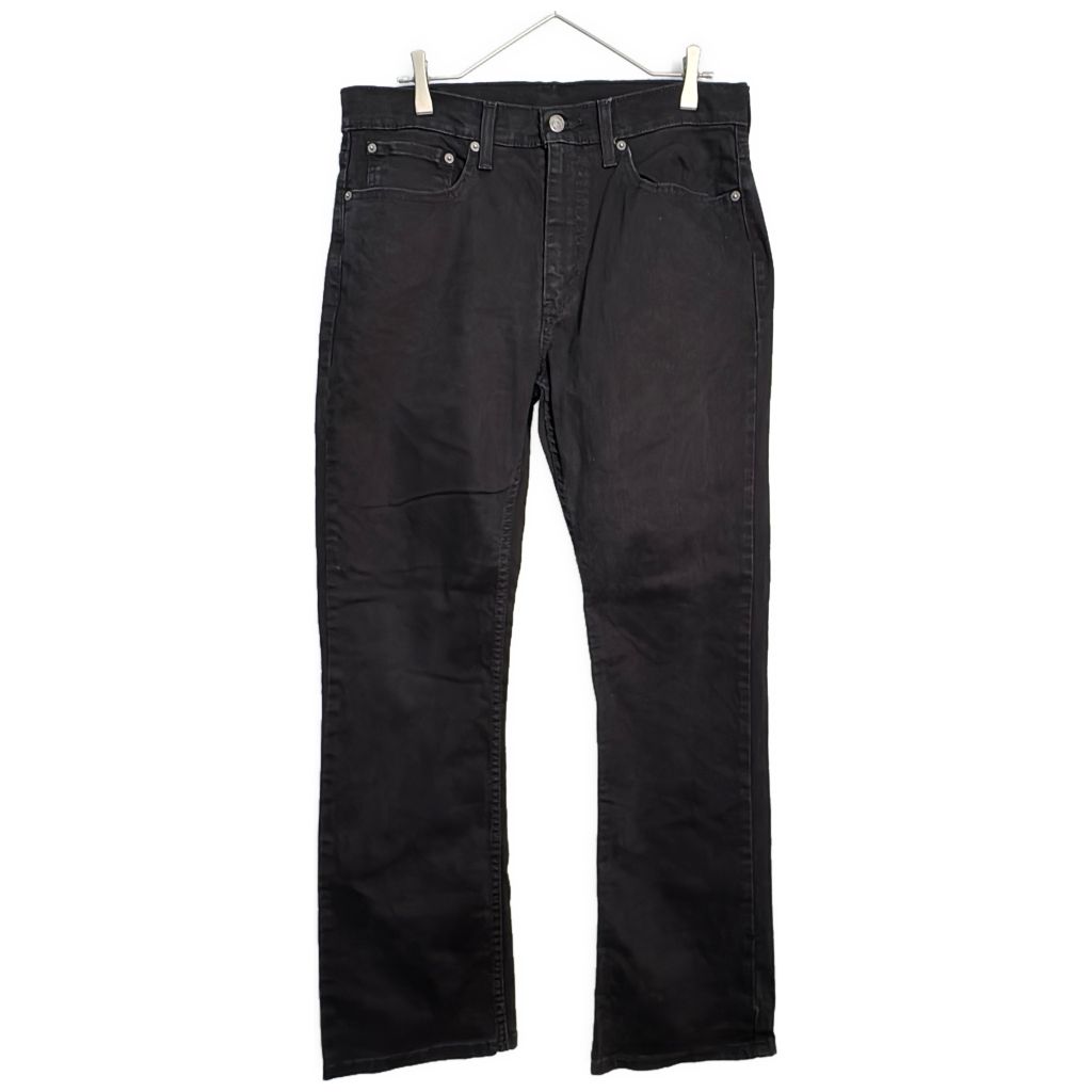 Levi's リーバイス 527 デニムパンツ ブラック(メンズ W34 L32)中古 古着 Y6785