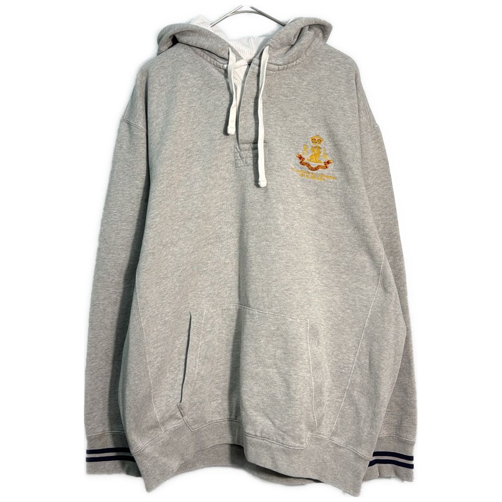 Polo by Ralph Lauren ポロ ラルフローレン スウェットパーカー グレー(メンズ XL)中古 古着 Y6786