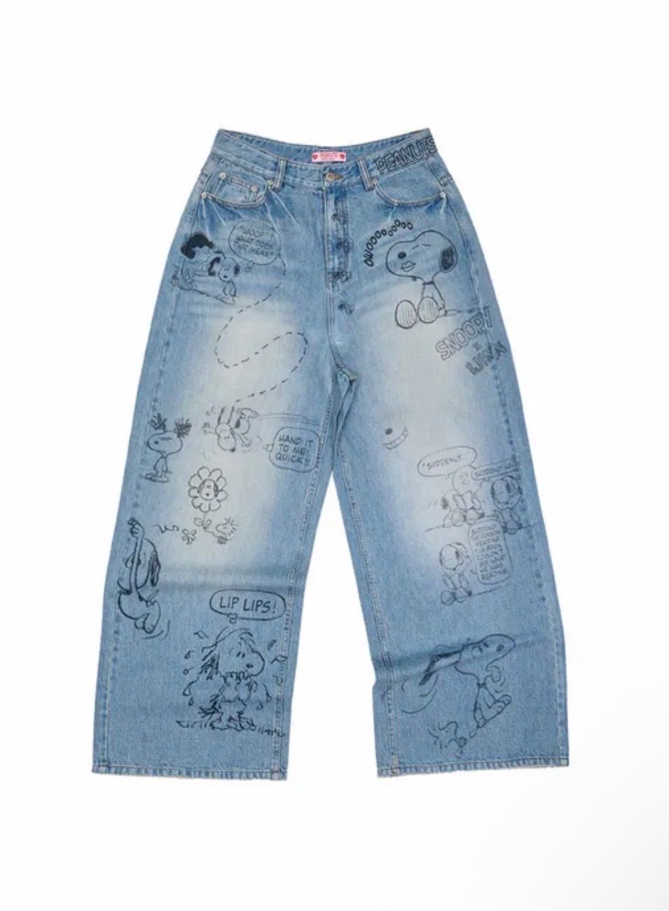 ☆ 1JINN STUDIO ☆ 日本未入荷【1JINN STUDIO× SNOOPY】ウォッシュドデニムパンツ S 12,580円