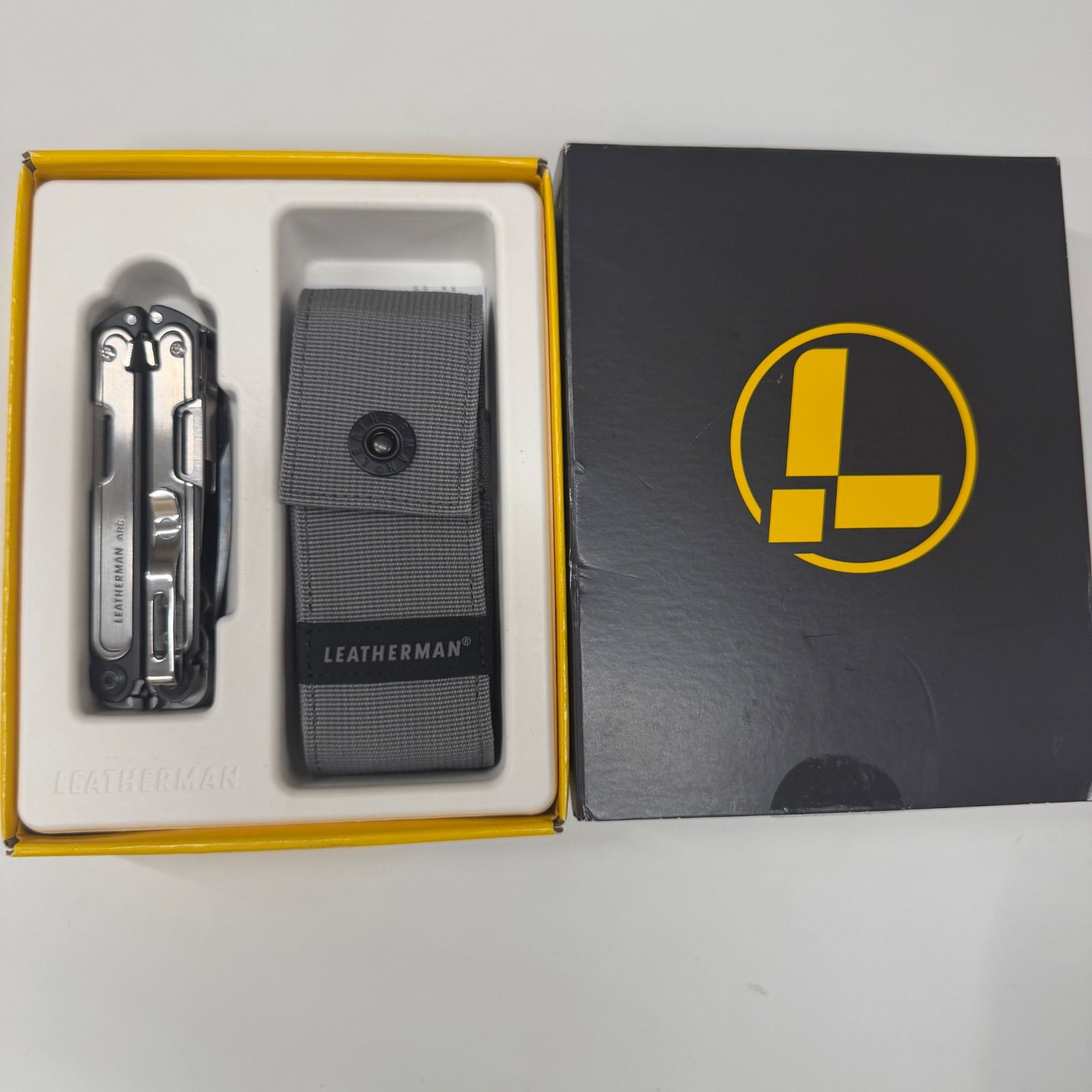 (b11361)保管品 LEATHERMAN レザーマン ARC BLACK&silver マルチプライヤーセット