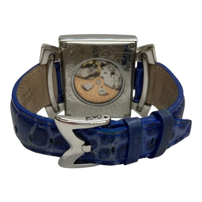 GaGa MILANO/ガガミラノ/ナポレオーネ/自動巻き/腕時計/48mm/ブルー/レザーベルト/メンズ/FB4652 GaGa MILANO/ガガミラノ/ナポレオーネ/自動巻き/腕時計/48mm/ブルー