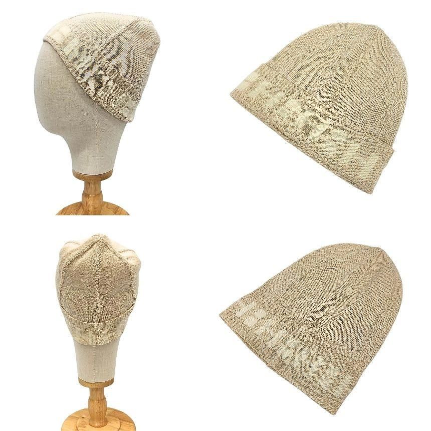 美品 HERMES エルメス ニット帽 ビーニー ニットキャップ HERMES エルメス ニット帽 ニットキャップ 帽子 ビーニー カシミヤ H