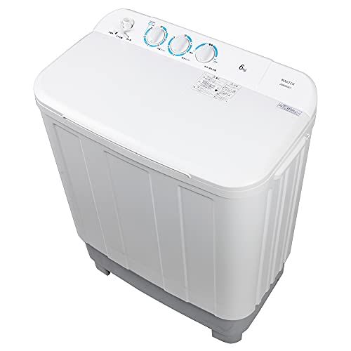 MAXZEN 洗濯機 6kg 二層式洗濯機 一人暮らし コンパクト 引越し 単身赴任 新生活 タイマー 2層式 二槽式 給水切替 小型 JW60KS01 マクスゼンpms