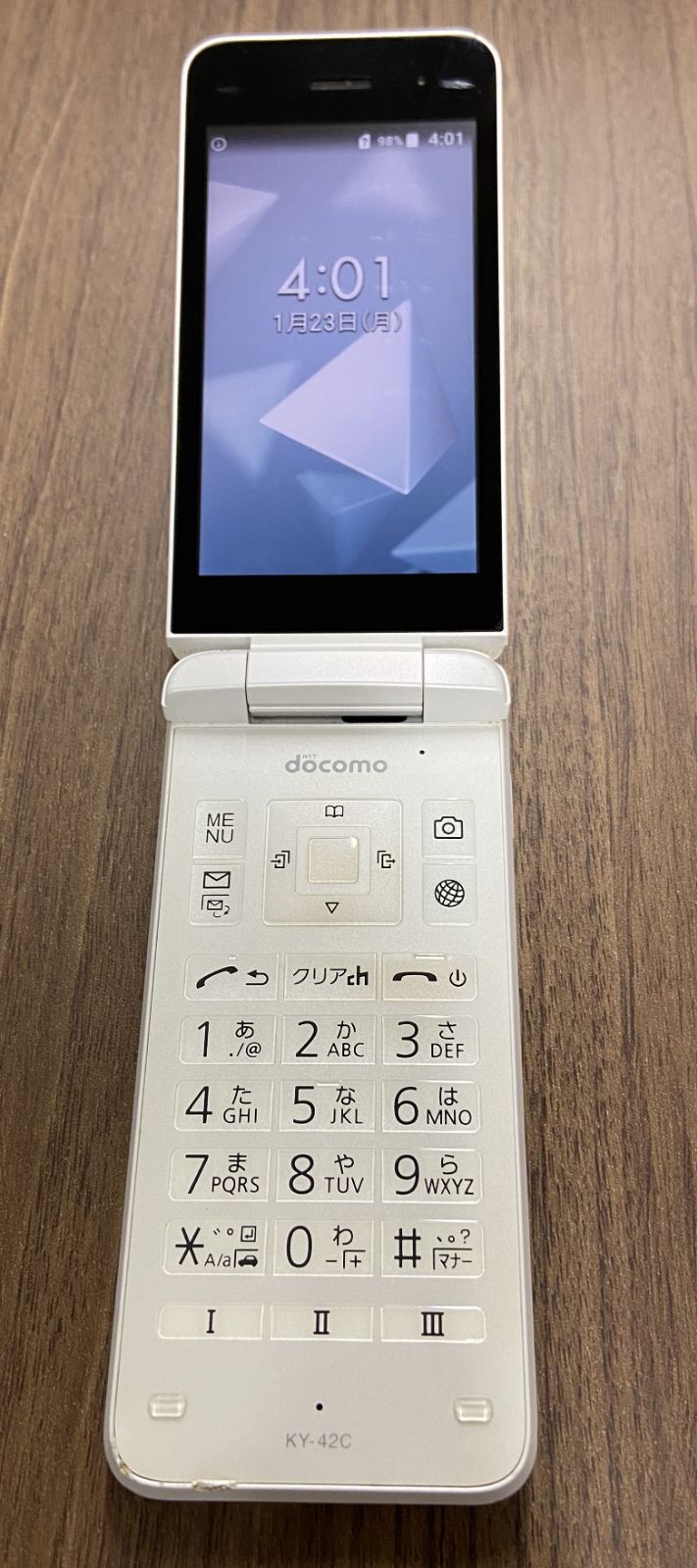 DIGNOケータイ KY-42C ホワイト docomo（中古品5） - メルカリ