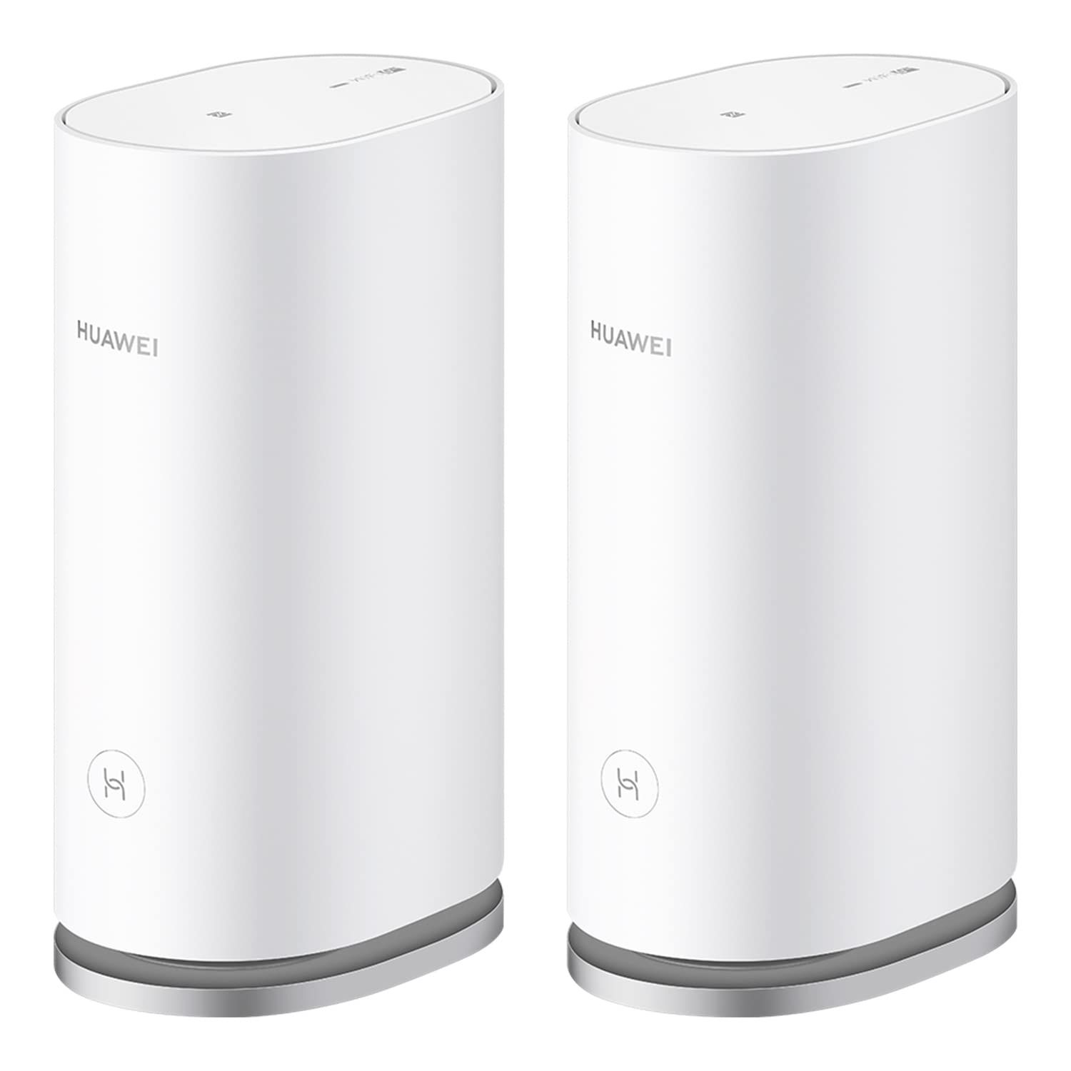 HUAWEI Mesh 3 AX3000 ❘メッシュ Wi-Fi 無線LANルーター❘Wi-Fi 6+ ❘2402 + 574 Mbps❘2個セット（ペアリング済み、簡単初期設定）❘ワンタッチ接続❘可視化Wi-Fi [ホワイト] [2個パック] [Mesh3]