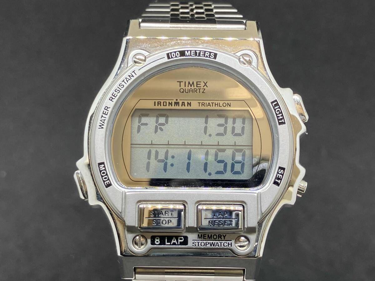 TIMEX×BEAMS タイメックス ビームス IRONMAN（R）8-LAP METAL アイアンマン 8ラップ TW5M65600 クォーツ 腕時計 箱あり