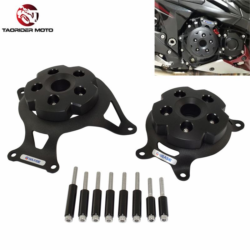 Kawasaki Z800 2013-2019 用 エンジンクラッチ保護ガードカバー 2個セット 9,926円