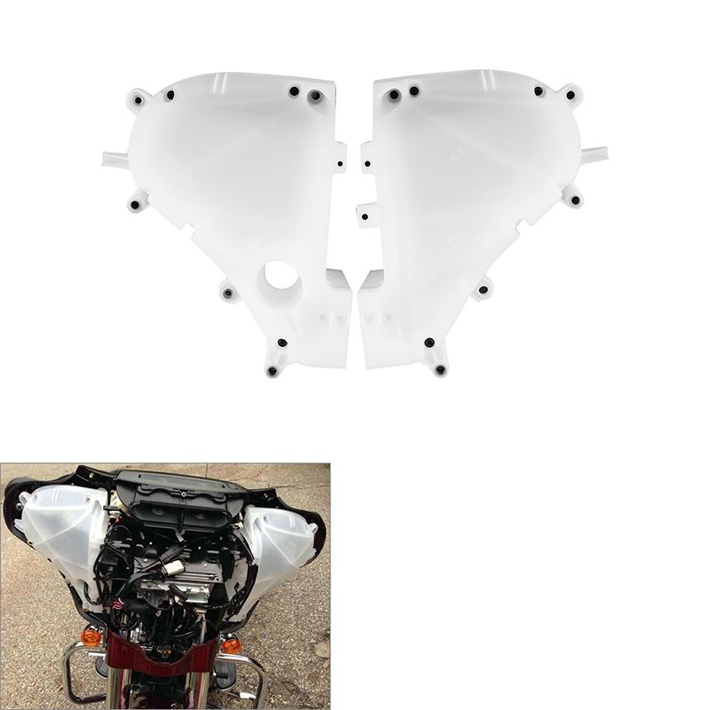 ハーレー エレクトラグライド/ストリートグライド/ウルトラリミテッド用 未塗装インナーフェアリングスピーカーカバー