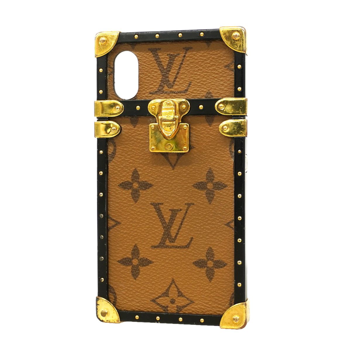【6gd5352-k】ルイヴィトン アイフォンケース モノグラム・リバース アイトランクライトiPhoneX/XS M67893 ブラウン【中古】メンズ レディース ユニセックス 7,985円