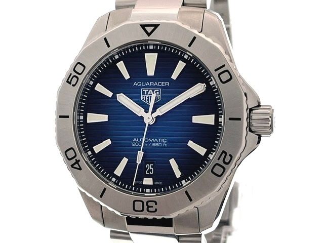 TAG HEUER タグホイヤー アクアレーサー プロフェッショナル200 デイト WBP2111.BA0627 腕時計 ステンレススチール ブルー文字盤 自動巻き メンズ【中古】472 148,995円