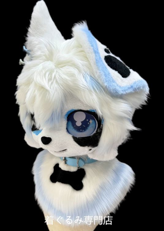 狼　犬　猫　着ぐるみ 　ヘッド ケモノ ファースーツ ぬいぐるみ コスプレ コスチューム Kurumi 一点物 D523 53,400円
