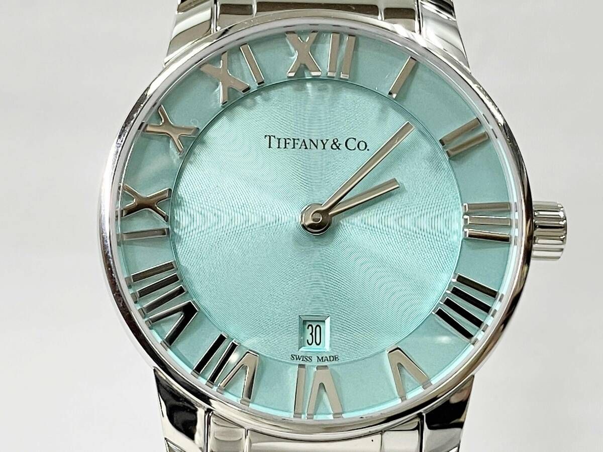 ティファニー TIFFANY&Co. 63452807 アトラス2ハンド クォーツ 箱付 レディース