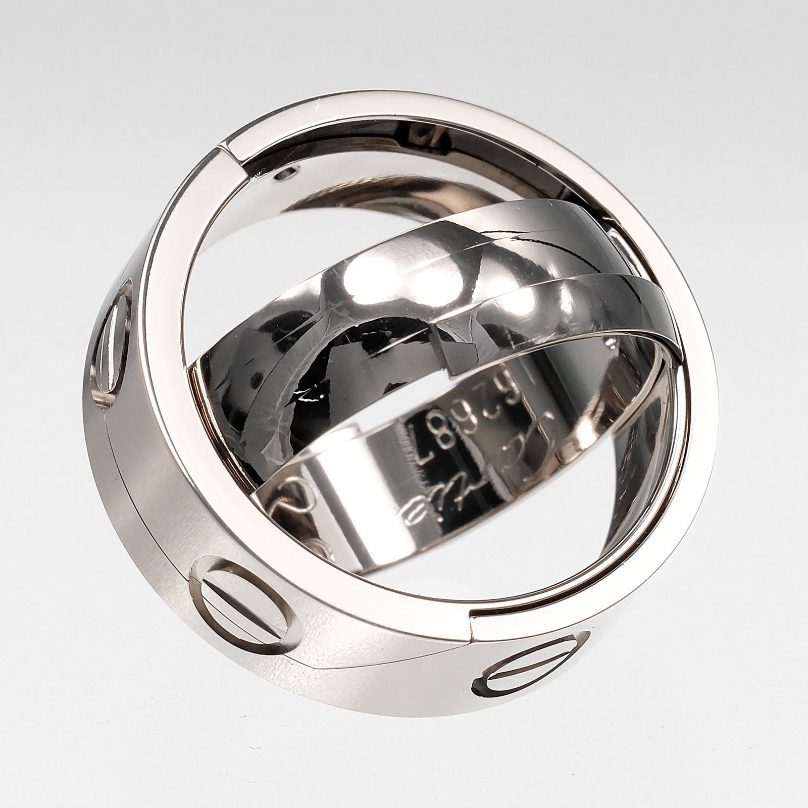 CARTIER】カルティエ アストロ ラブ K18ホワイトゴールド 19号 メンズ