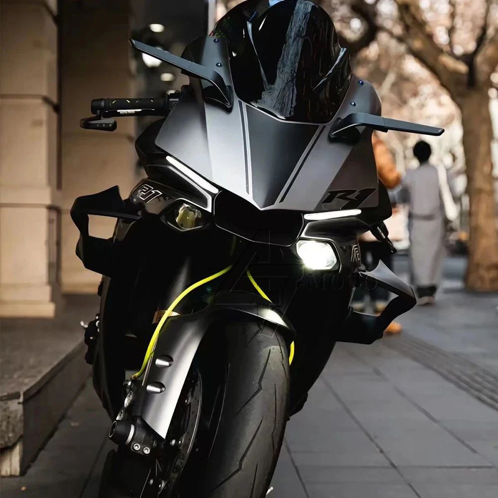 Yamaha YZF-R1/R3/R6 2015-2024 用 エアロウィングレットフェアリング