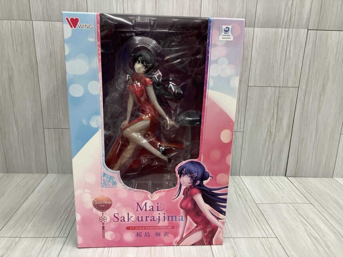 ウイング 桜島麻衣 チャイナドレスver. 1/7 青春ブタ野郎はバニｰガｰル先輩の夢を見ない