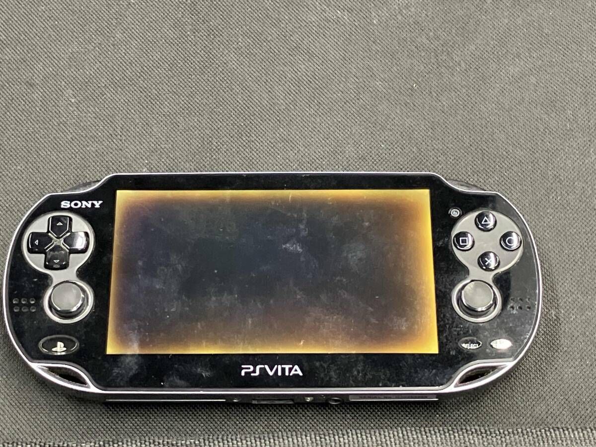 ジャンク PlayStationVita Wi-Fiモデル:クリスタル･ブラック(PCH1000ZA01)