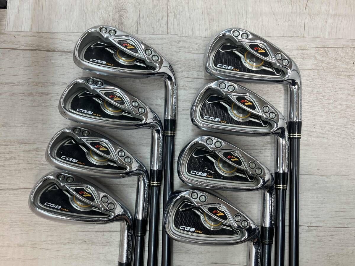 TaylorMade r7 CGB MAX（2008)アイアンセット テーラーメイド FLEXR 8本セット 5-9.P.S.A 男性右利き用 ゴルフクラブ 川崎港町