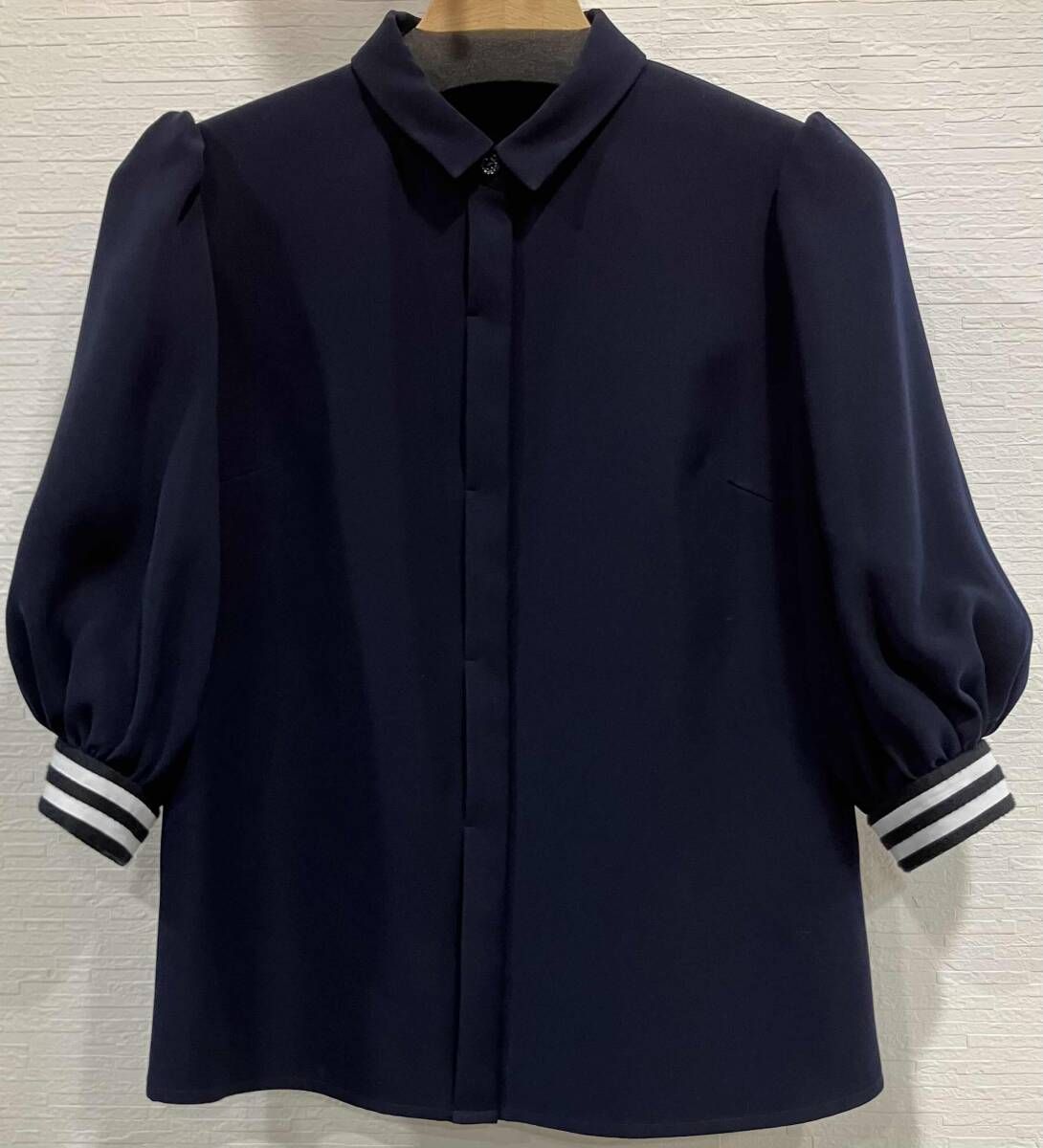 BORDERS at BALCONY ボーダーズアットバルコニー 半袖シャツ・ブラウス　BD2111-3N-02