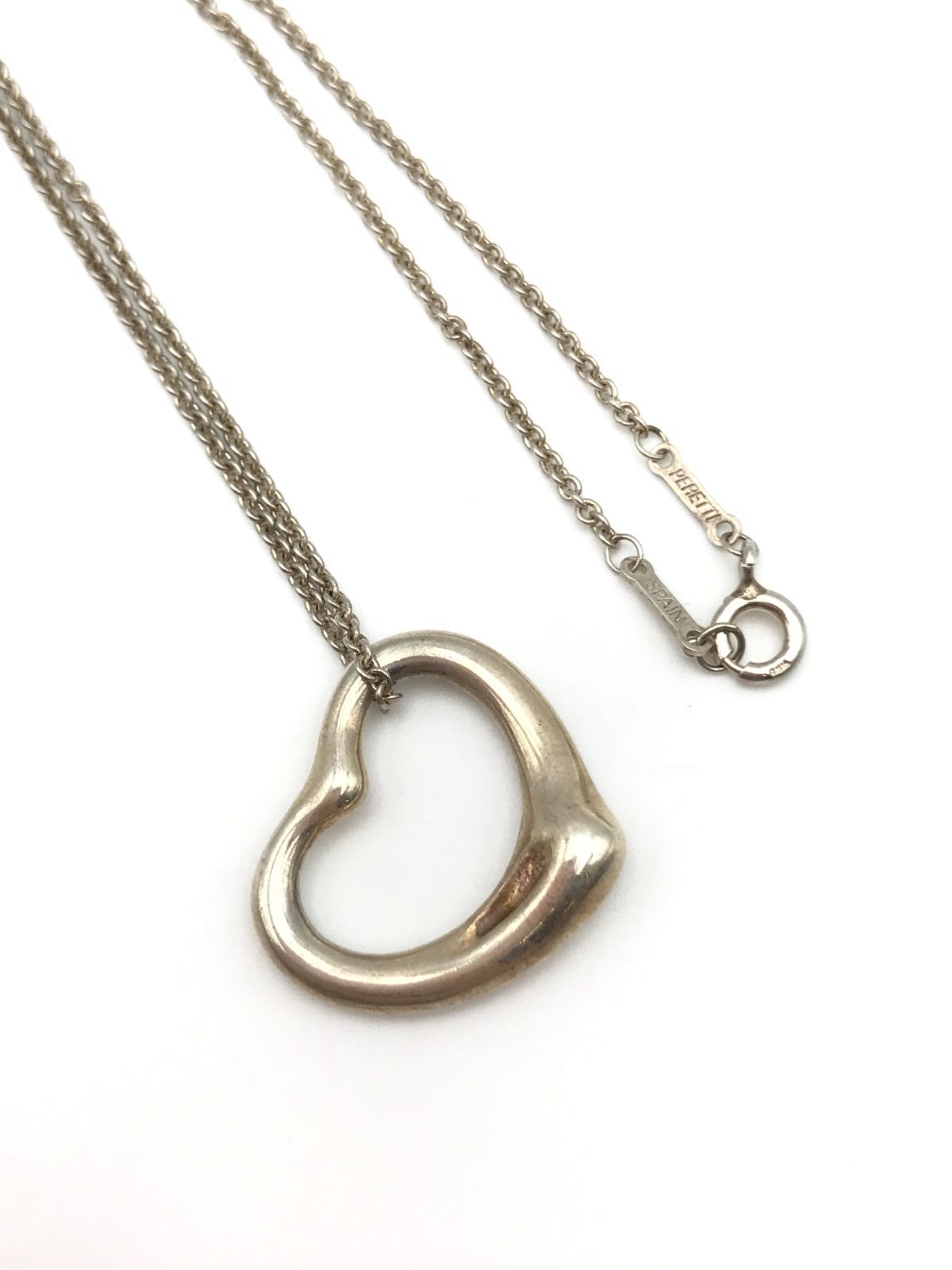 TIFFANY　ティファニー　ネックレス　エルサペレッティ　オープンハート　シルバー　1676 8,100円