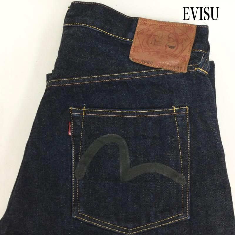 エヴィス EVISU エヴィス No.2 LOT 2000 EVISU 黒カモメペイント