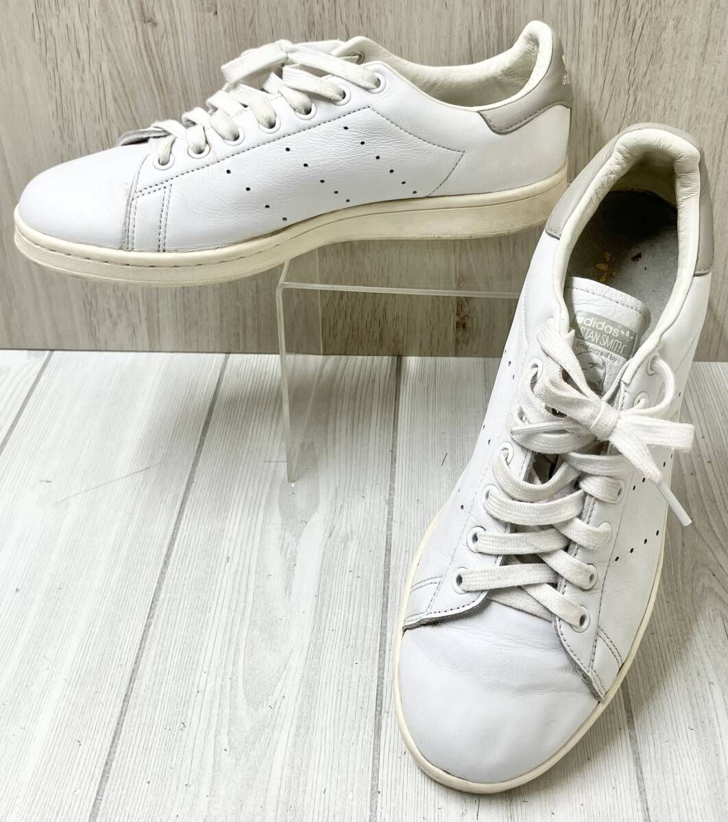 adidas STAN SMITH S75075 アディダス スタン スミス スニーカー 27.0cm US9 UK8.5 ホワイト グレー シューズ メンズ レディース