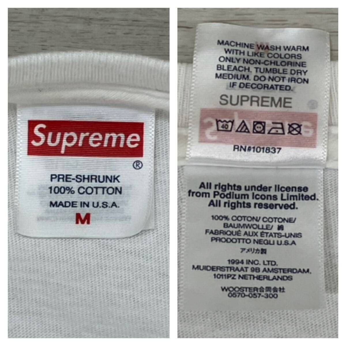 Supreme/シュプリーム/半袖Tシャツ/マラドーナ/ホワイト/Mサイズ