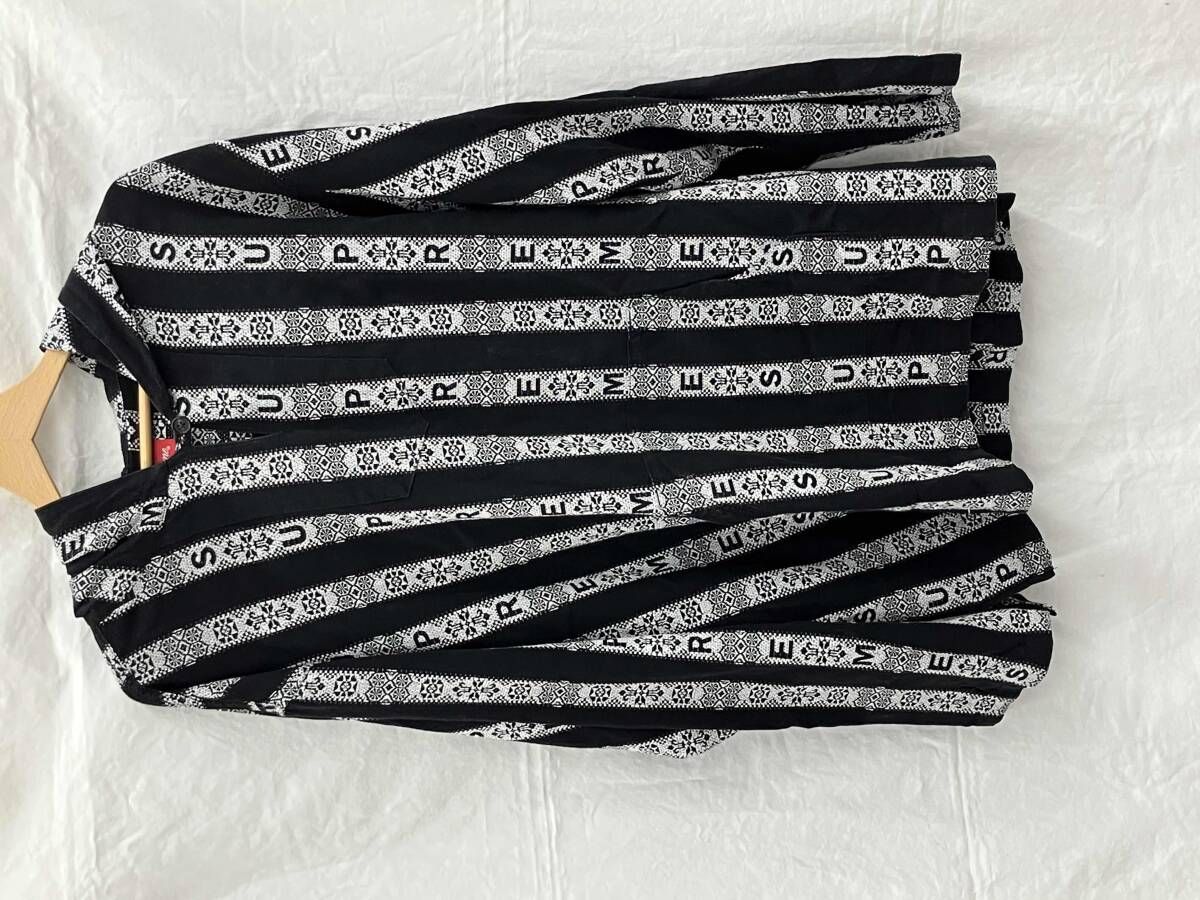ブラック supreme パーカー　22SS Baja Hooded shirt XLサイズ