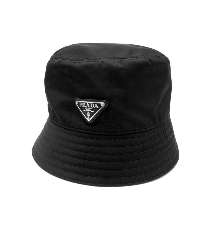 プラダ PRADA 【 2HC137 】 リナイロン トライアングル ロゴ プレート バケットハット 帽子 w27676 35,750円