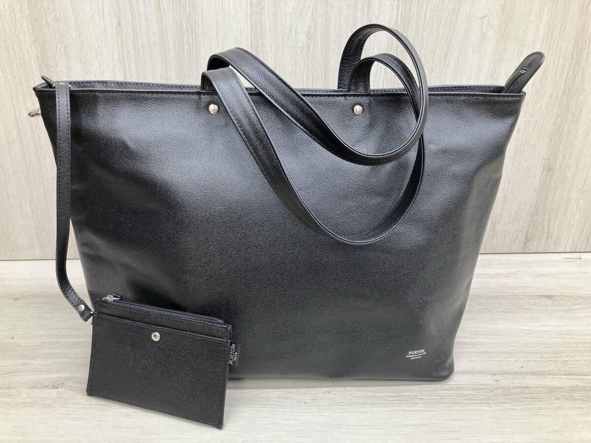 PORTER ポーター 吉田カバン トートバッグ レザー ブラック