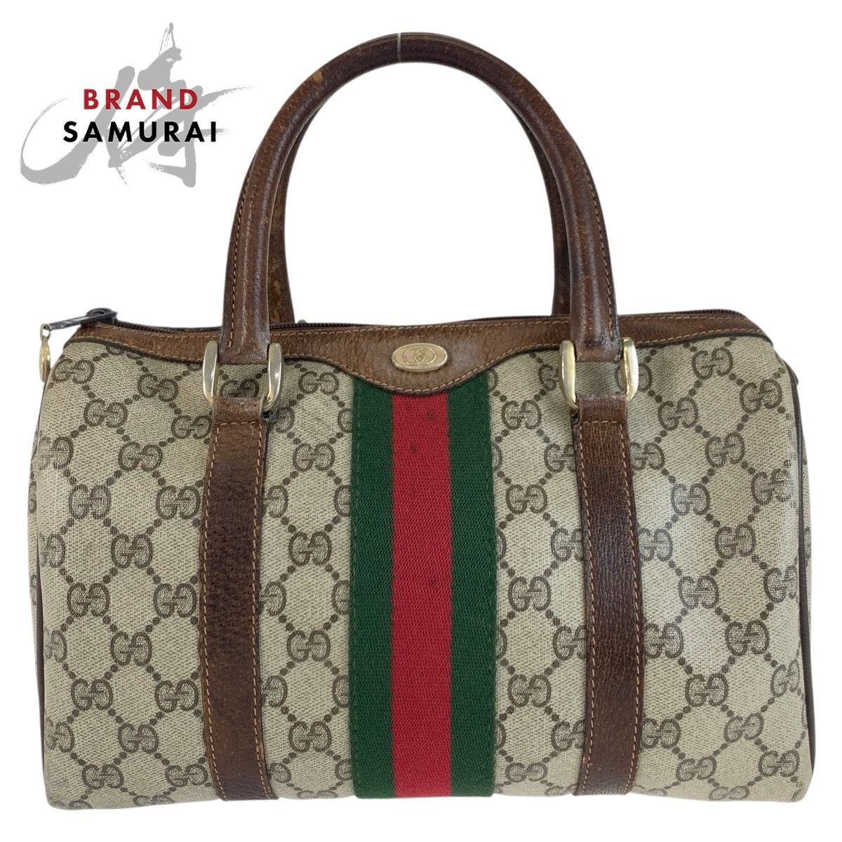 GUCCI グッチ ヴィンテージ シェリーライン ベージュ GGスプリーム
