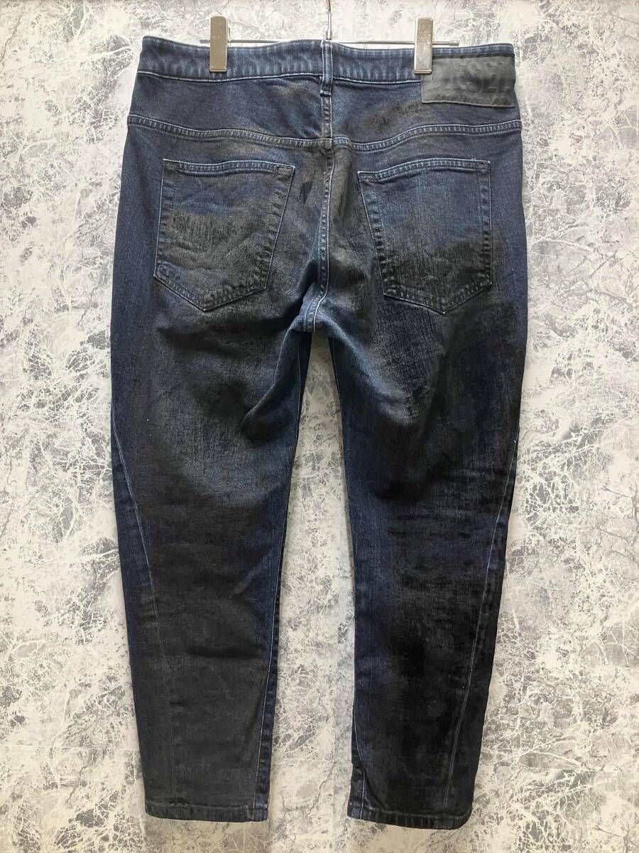 DIESEL / ディーゼル デニムパンツ D-FAYZA BOY FRIEND LOW WAIST ブラックベロア加工 サイズW31 L30 イタリア製