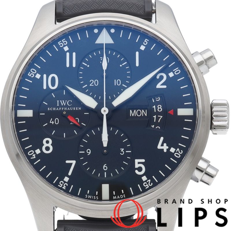 インターナショナルウォッチカンパニー IWC パイロットウォッチ クロノグラフ IW377701 箱 保証書 SS/ラバー メンズ 247,050円