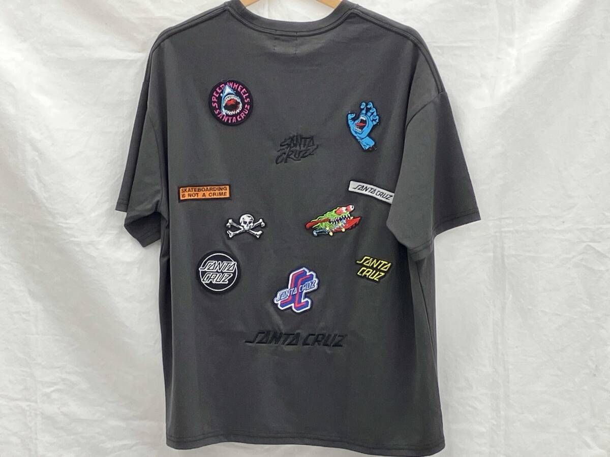 Tシャツ/ロンT グレー SANTA CRUZ 半袖Tシャツ 502252462 SC25SS-02