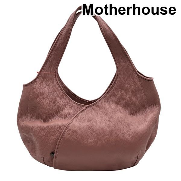 未使用級✨Motherhouse マザーハウス ハナビラトート 本革 ピンク マザーハウス Motherhouse ハナビラトート バッグ 鞄 肩掛け 花びら