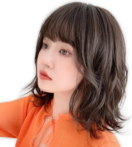 ms[ブライトララ] ウィッグ レディース ボブ ミディアム 自然 フルウィッグ ボブヘア ウイッグ ウェーブ hf1235-CR 9,120円