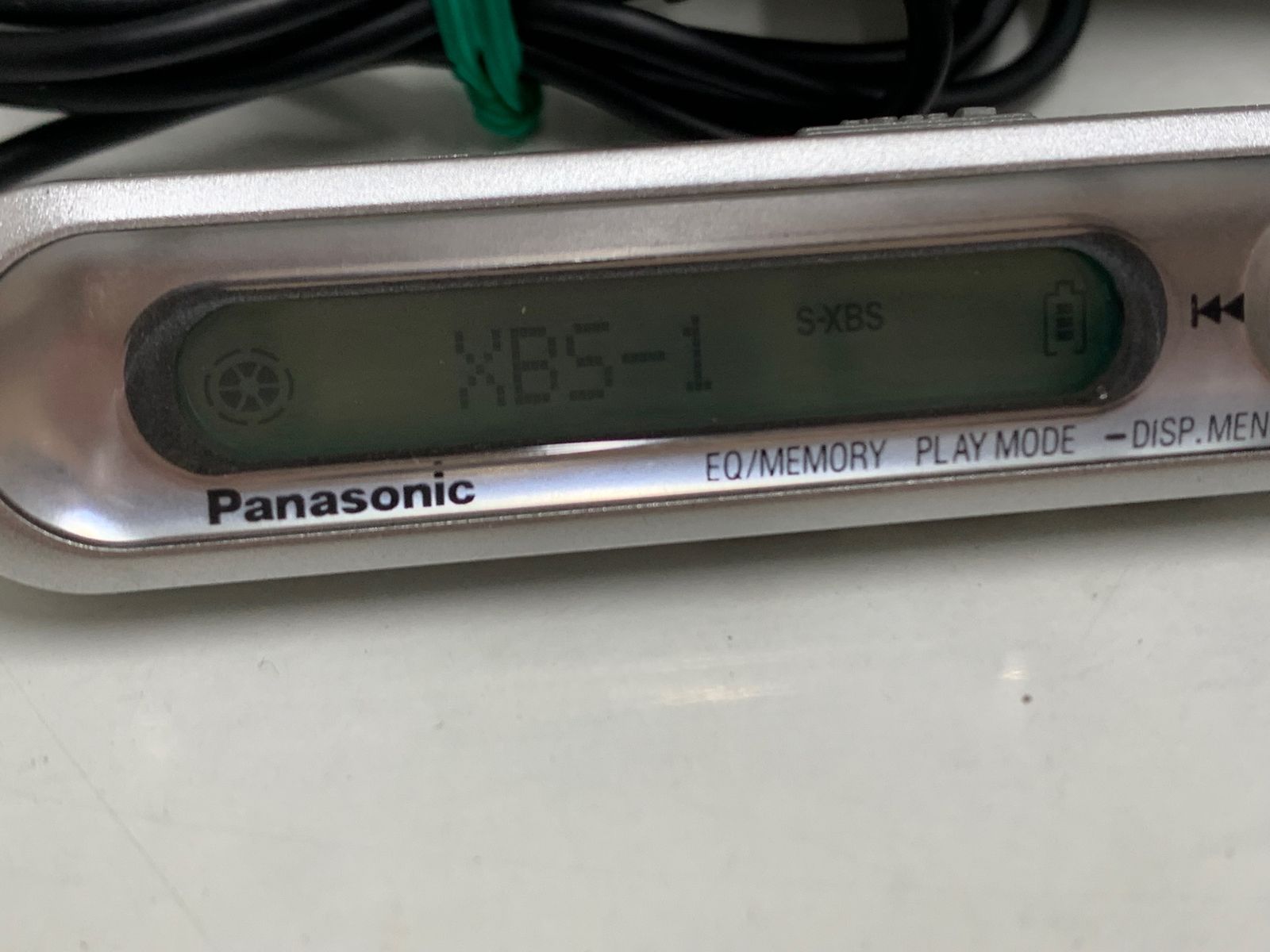 ジャンク☆ Panasonic パナソニック ポータブルMDプレーヤー SJ-MJ19-S